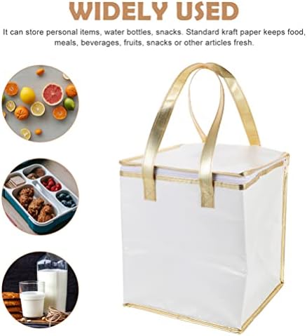 Bolsa de entrega de comida isolada Reutiliza comida mais quente sacos de mercearia bolsas de compras bolsas de pizza para pizzas para