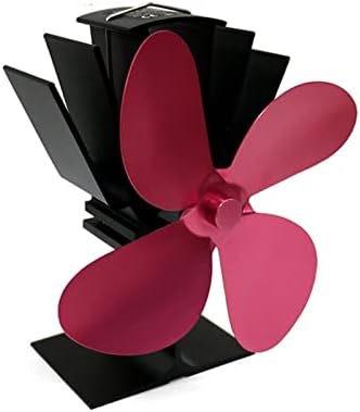 Lynlyn Black Larent Lower Power Fove Fan Trog Log Wood Burner Fan Eco lareira lareira fã de fã eficiente Distribuição