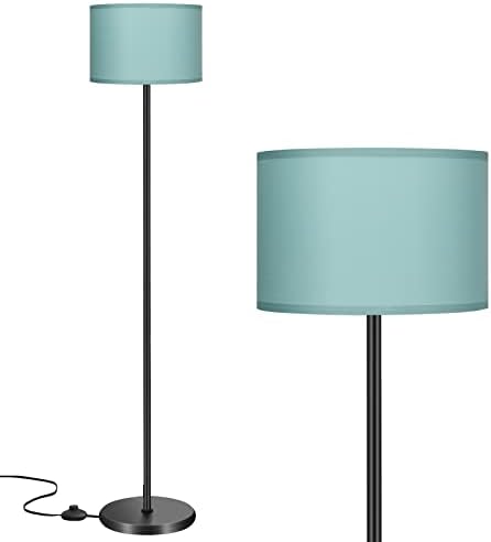 Lâmpada de piso Ambimall para sala de estar, lâmpada moderna de piso aqua com sombra, lâmpadas altas para sala de estar, quarto, escritório,