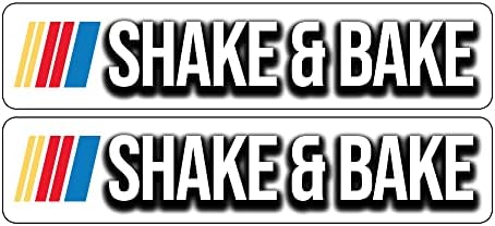 6 X1.25 Shake & Bake Car Sticker Auto -Bumper Vinyl Decal