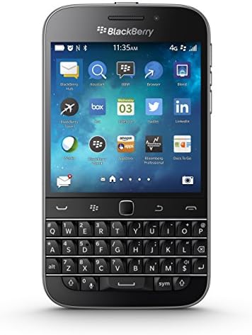 BlackBerry Classic Factory Desbloqueado celular, preto