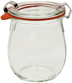 Weck 762 Jelly Jar - 1/5 litro, conjunto de 6