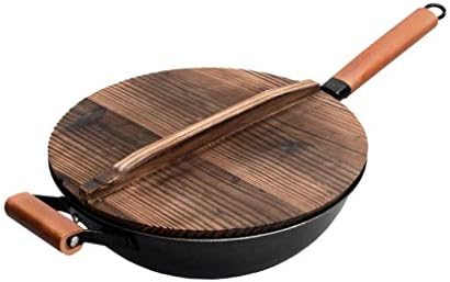 Shypt anti-bast-stick Iron wok ， clássica série de aço carbono wok a gás fogão fogão universal universal