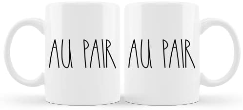 Caneca de au pair, au pair rae dunn caneca de café, melhor presente de au pair, presente para au pair, presente de aniversário de