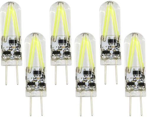 Lâmpadas LED G4 LED G4 Base bi-pino 2W Cool Branco 6000k Lâmpada de espiga LED LED para lustres de iluminação paisagística, 150lm,
