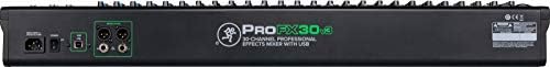 Série Mackie Profxv3, misturador de efeitos profissionais de 30 canais com USB, pré -amplificadores de microfone de Onyx e mecanismo