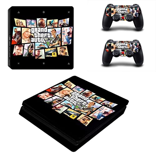 Para PS5 Disc - Game GTA GTA Roubo e Auto PS4 ou PS5 Skin Stick para PlayStation 4 ou 5 Console e Controladores