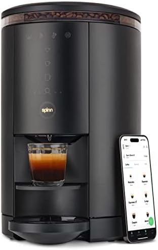 Spinn Espresso & Coffee Machine, Smart Wi -Fi Automatic Coffee Handmation, Cold Brew & Espresso Machine Combo com