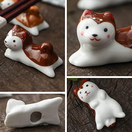 10 PCs fofos Lucky Cat Cosquedores de gatos de gato de gato de gato de gato japonês Conjunto de descanso para jantar