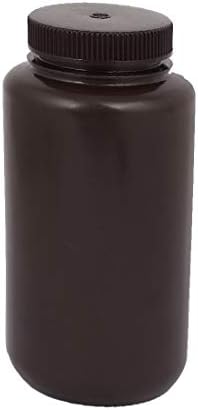 NOVO LON0167 1000 ml de plástico largo Laboratório químico Reagente Bottle Bottle Brown Brown (1000 ml de Kunststoff Weithals