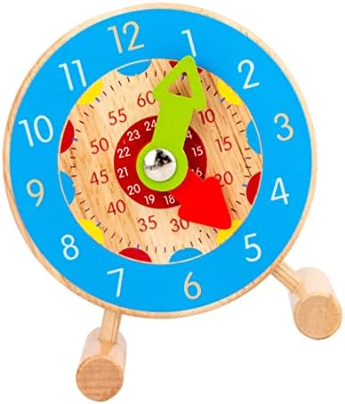 Toyvian ensino relógio brinquedos de relógios digitais brinquedos para crianças relógios de relógio Relógios de ensino