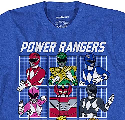 Power Rangers Mighty Morphin Shirt - Mighty Morphin Boys Graphic T -Shirt