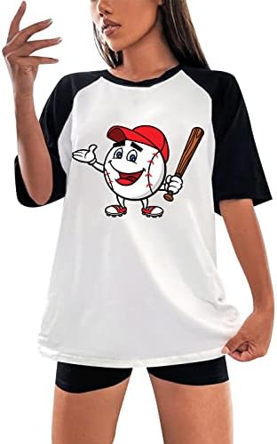 Miashui camisas de tecnologia seca Mulheres 2023 masculino e feminino Raglan Manga curta Novo jogador de beisebol