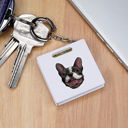 Ferramenta de fita de chaveiro 'Bulldog Head' French Bulldog '