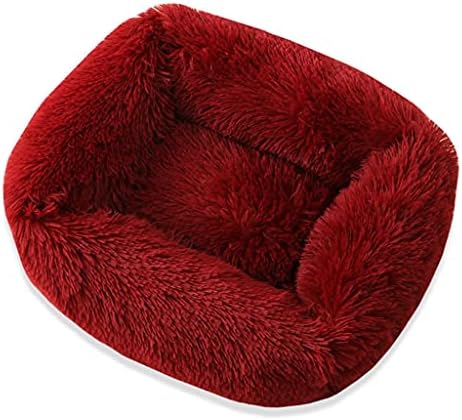 N/A Cama de animais de estimação quente de inverno Cama de cachorro quadrado Cat Winter Warm Smooth Sacag