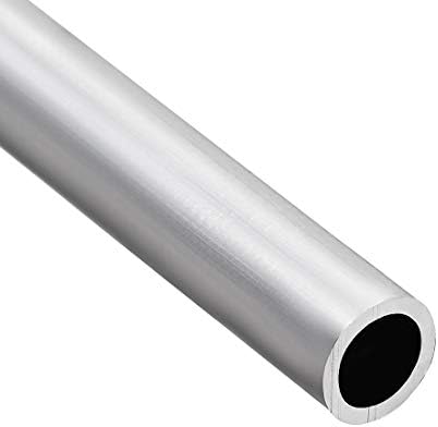 UXCELL 4PCS 6063 Tubos retos de alumínio redondo sem costura 1 pés de comprimento 0,234 polegadas ID 0,312 polegadas OD