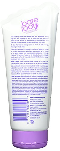 Vinho descalço e creme de pé descalço + onça fluida de menta, verde/marfim, lavanda, 5,3 fl oz, a embalagem pode variar