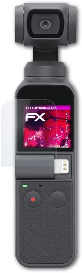 Atfolix Plastic Glass Protective Film Compatível com DJI OSMO Pocket Glass Protector, 9H Protetor de tela de vidro