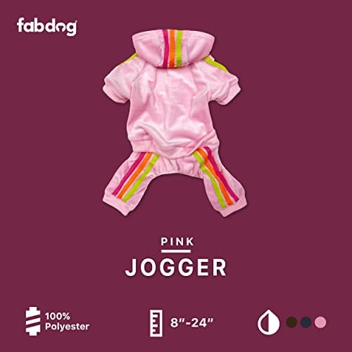 Fabdog Velor Jogger Pink 20