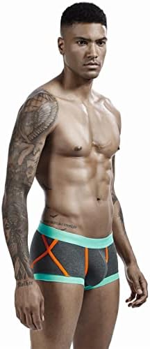 Roupa íntima atlética masculino respirável confortável cintura baixa sexy respirável cor de cor sólida masculina
