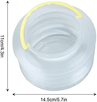Balde dobrável, material plástico de longo tempo use um balde de plástico leve e portátil para peças de pintura para suprimentos de arte para ferramentas de arte para arte artesanal