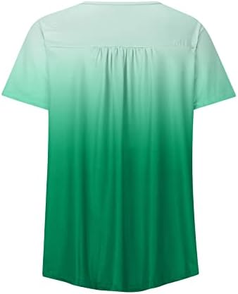 Túdos de túnica de padrões retrô para mulheres soltas de fita barriga camiseta gorny verão de verão casual manga curta de vos pescoço