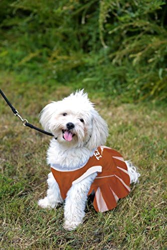 Pets Pets Primeiro NCAA Texas Longhorns Dog Cheerleader Roup, x-small