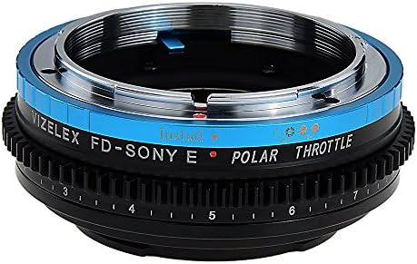 Adaptador de montagem em lentes polares da lente do acelerador polar Vizelex-Canon FD & FL Lente SLR de 35 mm para