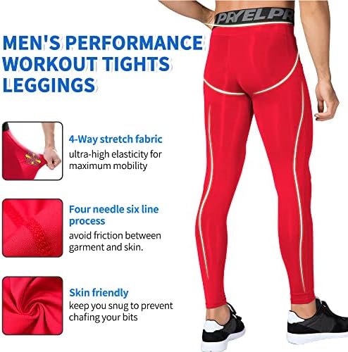 Leggings atléticos de eargfm calças de compressão com bolsos frios de camisa de base seca seca para corrida de ciclismo