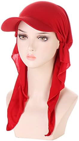 Capéu casual de cabeça feminina Capacete de cabeceira muçulmana toupeiro de turbante toupeiro de turbante Sport Medium