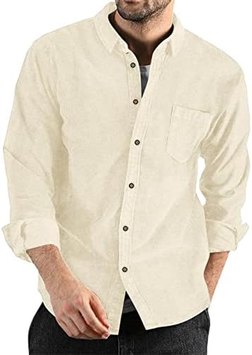 Camisas de veludo de veludo para homens coloras sólidas colares de lapido de peito de peito de manga longa de manga longa Tops Wicking