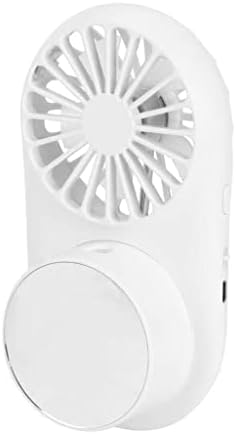 N/A portátil fã de pescoço pendurado ventilador de pulverização USB com espelho de maquiagem para o refrigerador de ar do ventilador ao ar livre