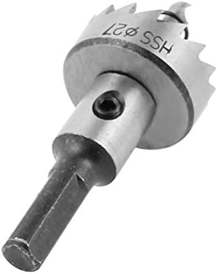 Aexit 27mm de serras de orifício de corte e acessórios DIA HSS 6542 Twist Brill Bit Buh Saw Cutter Tool W serras de orifício