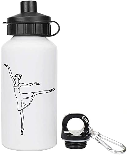 Azeeda 400ml 'Ballerina na garrafa de água/bebida reutilizável de Pointe' Kids