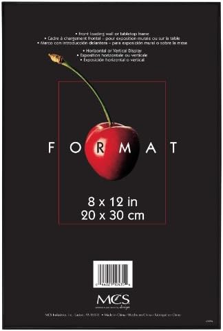MCS Format Frame, 8 x 12 polegadas, preto