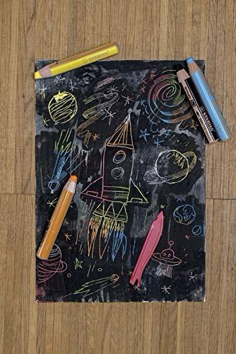 Lápis com vários talentos de Stabilo 3 em 1 - Arty - pacote de 10 - cores variadas com apontador