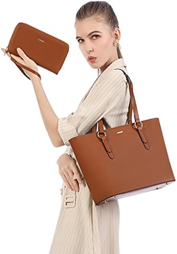 Bolsas LoveVook e carteira para mulheres, bolsa de ombro de bolsa de trabalho, bolsas de moda com carteiras correspondentes definidas 2 pcs