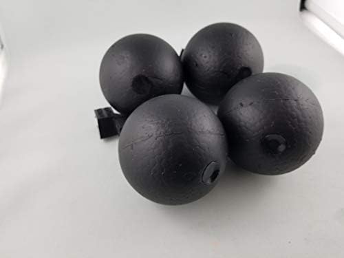 Thekkiinngg dji mavic ar 1 mod de água - emergency water aterrestando acessórios para drones - definir 4 bolas flutuantes para proteção extra ao voar sobre a água - edição de cor preta - instalação fácil