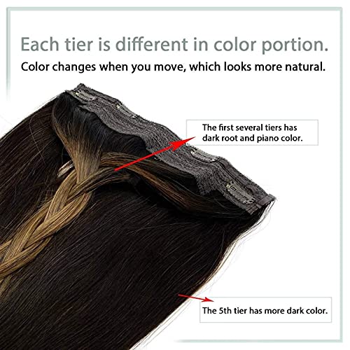 Extensão de cabelo de halo jingxi, de cabelo de cabelo em forma de U Human, extensão de cabelo do tipo onda de 20 polegadas, extensão de cabelo
