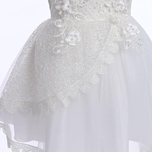Baby Flower Girl Dress Dress Lace Lace Bowknot Princesa Tulle Tutu Dama de Brides dama de noiva Baptismo Party Birthday