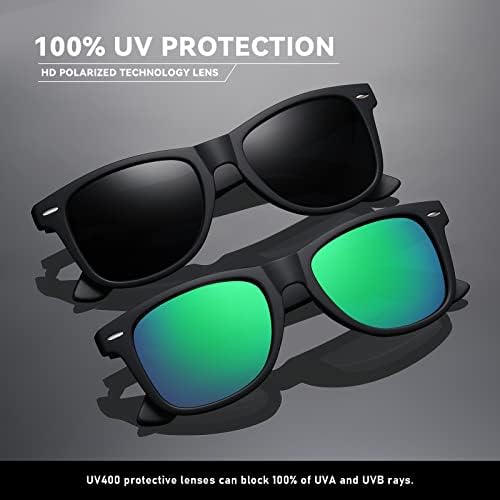 Óculos de sol polarizados de occhsouo homens femininos - óculos de sol moda moda dirigindo pesca UV bloqueando proteção UV400
