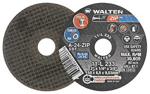 Walter 11L233 Roda de corte de corte e moagem do ZIP - [pacote de 25]