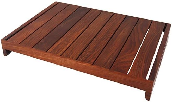 Bandeja de servir de madeira para mesa de jantar, bandejas de madeira com alças, bandejas de ninho rústico, mesa de café, bandeja