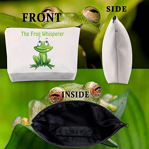 CMNIM FROG SACO DE PAPAÇÃO GORES DE PERNOS DE PERNAL PARA AMANDOS DE VIONGRAS Bolsa de zíper, o sapo de sapo Fregue para mulheres