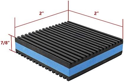 Produtos LBG Isolador antivibração de borracha almofadas, Pad Azul EVA para ar-condicionado, compressores, HVAC, esteiras etc.