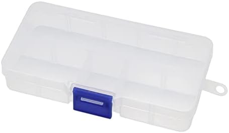 5 PCs Organizador de armazenamento transparente, caixas de plástico - armazenamento de itens pequenos destacáveis ​​para botões