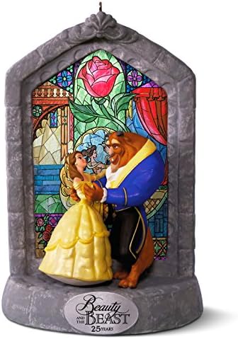 Hallmark Keetake Disney Beauty and the Beast 25th Anniversary Holiday Ornament