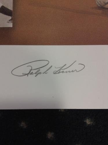 Ralph Kiner assinou Pittsburgh Pirates 18 por 24 Litografia Autograph Auto 500 - ARTA MLB Autografada