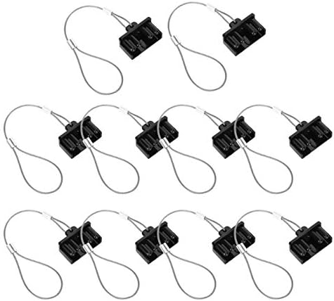 Tampa de poeira para conector de empilhadeira, 10 PCs Black Forklift Connector Hardware Acessórios de hardware de poeira Hard