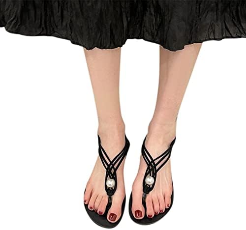 Sandálias para mulheres Vesti Summer Retro Slip em sandálias ortopédicas Sandálias de praia de verão de pluses